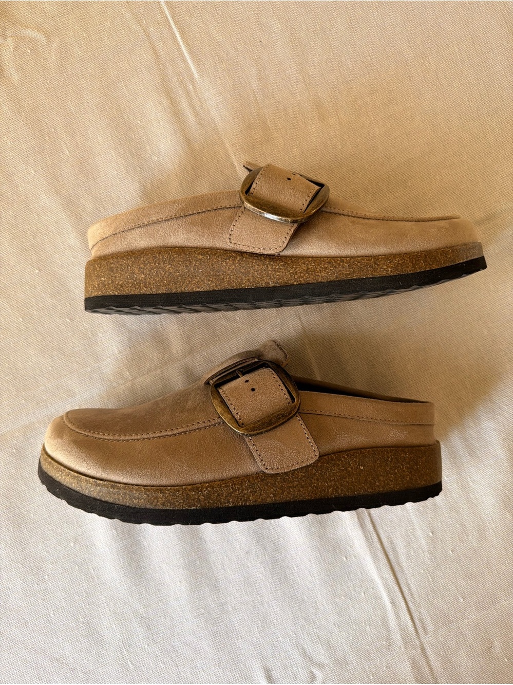 Cliffs by White Mountain Tan Suede Slip-On Loafers